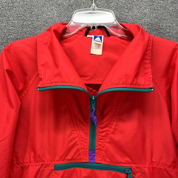 Vintage Sierra Designs‎ Adult Small Red Pullover Windbreaker Rain Jacket 90s - Picture 3 of 16